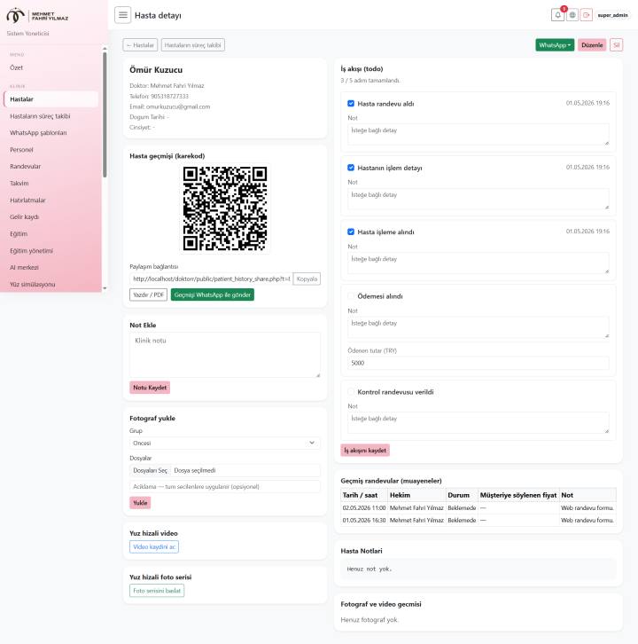 Doktorr — Estetik ve Klinik Yönetim Platformu