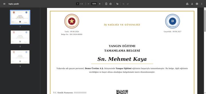 İSG Yönetim Platformu