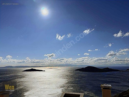 Satılık ÇANDARLI İlk Yankı Sit.de DENİZ VE ADALAR MANZARALI VİLLA