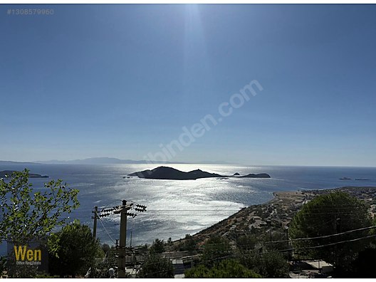 Satılık ÇANDARLI İLK YANKI SİT. PANAROMİK DENİZ MANZARALI TRİPLEX VİLLA